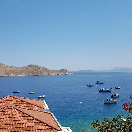 Atlantis Houses Chalki Town Exterior foto