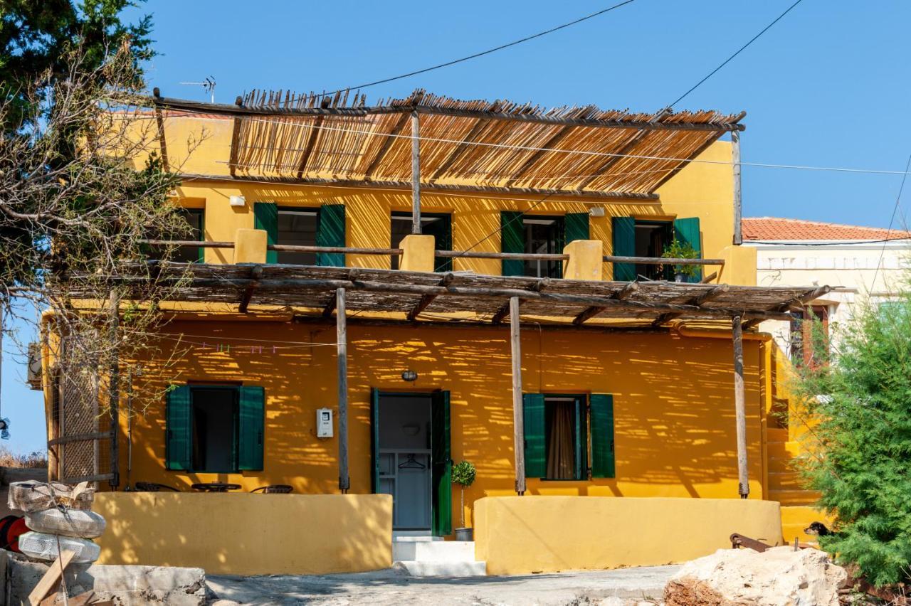 Atlantis Houses Chalki Town Exterior foto