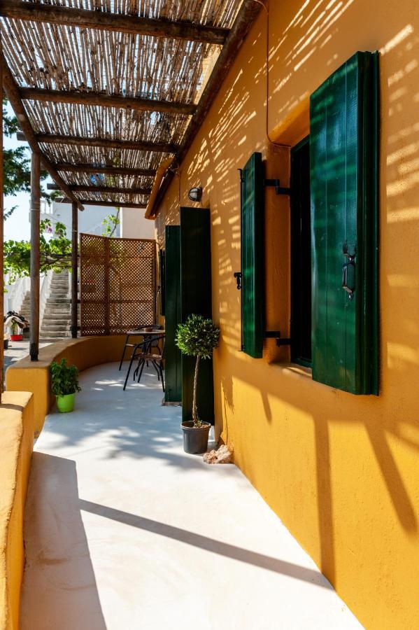 Atlantis Houses Chalki Town Exterior foto