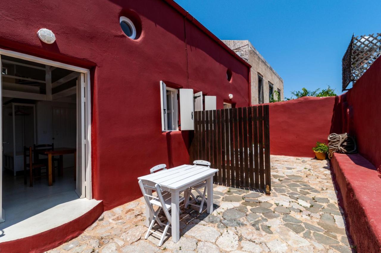 Atlantis Houses Chalki Town Exterior foto
