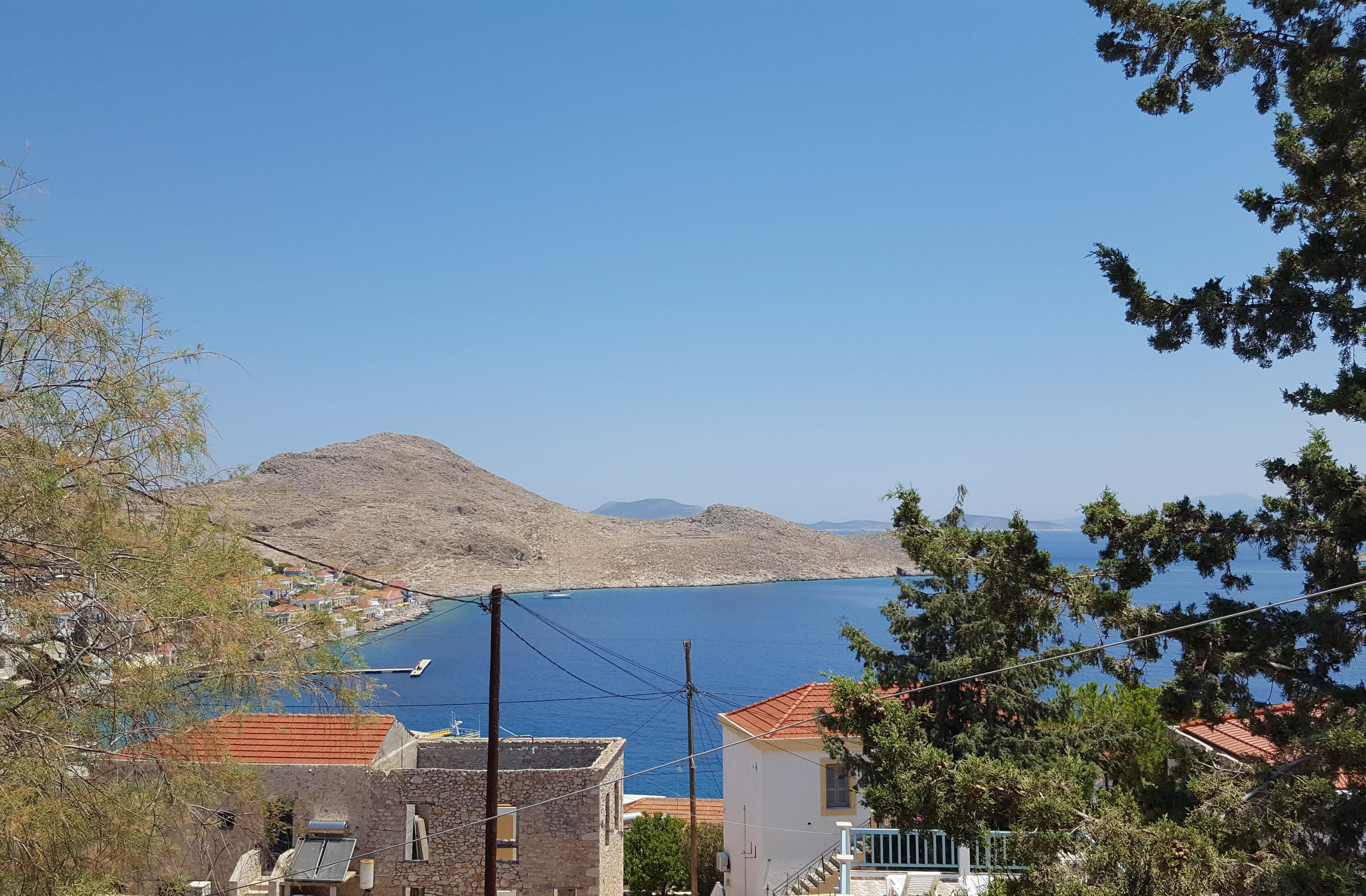 Atlantis Houses Chalki Town Exterior foto