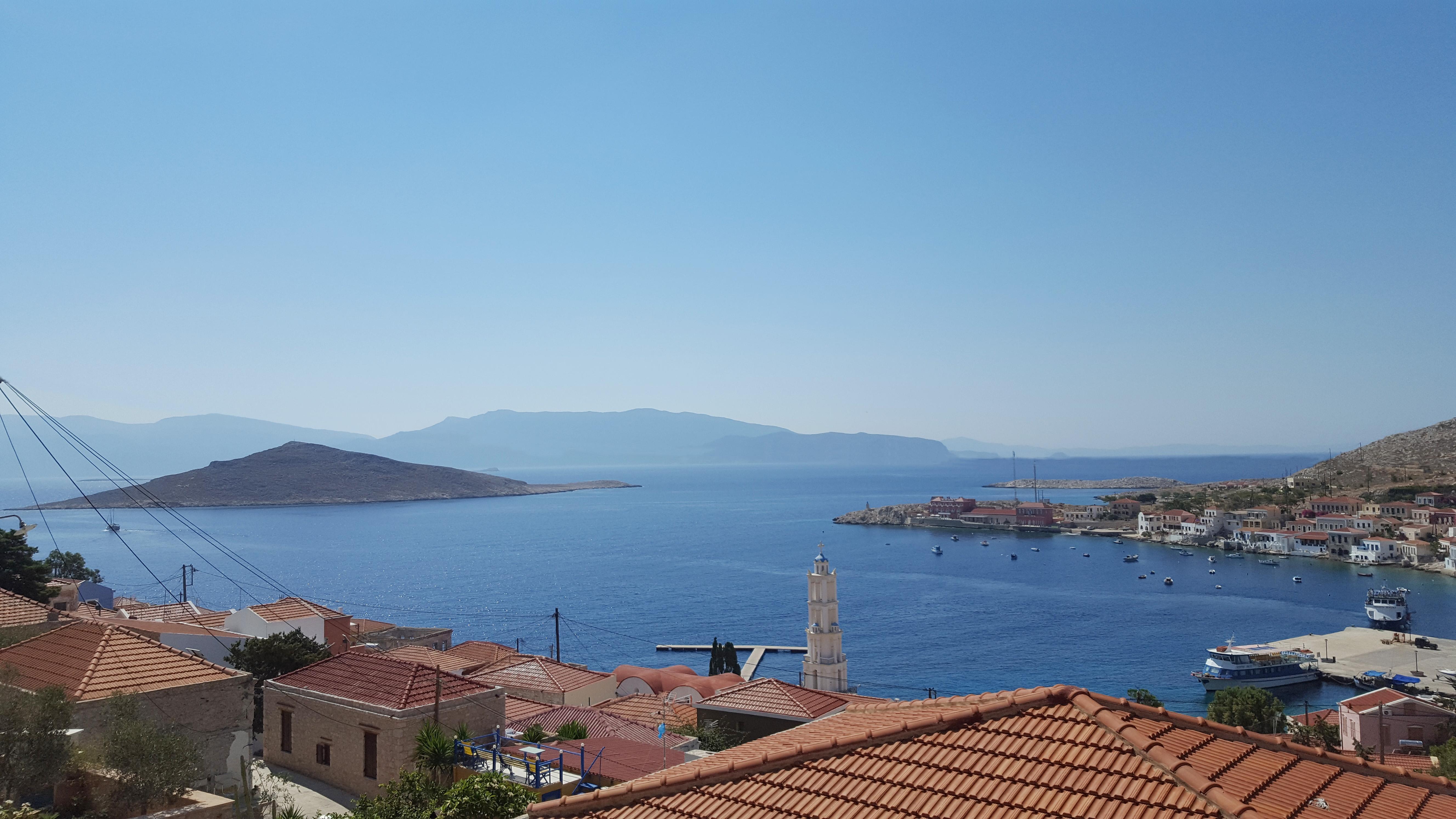 Atlantis Houses Chalki Town Exterior foto